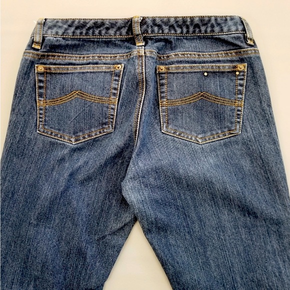 Michael Kors dark wash boot cut jeans size 2 - Picture 4 of 6